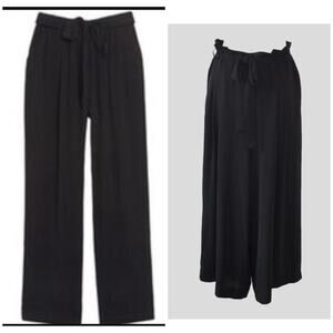 Skies Are Blue from Anthropologie black wide leg trouser pants